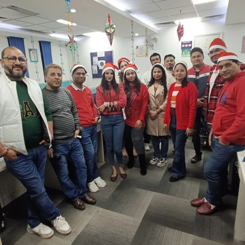 Team Noida Christmas
