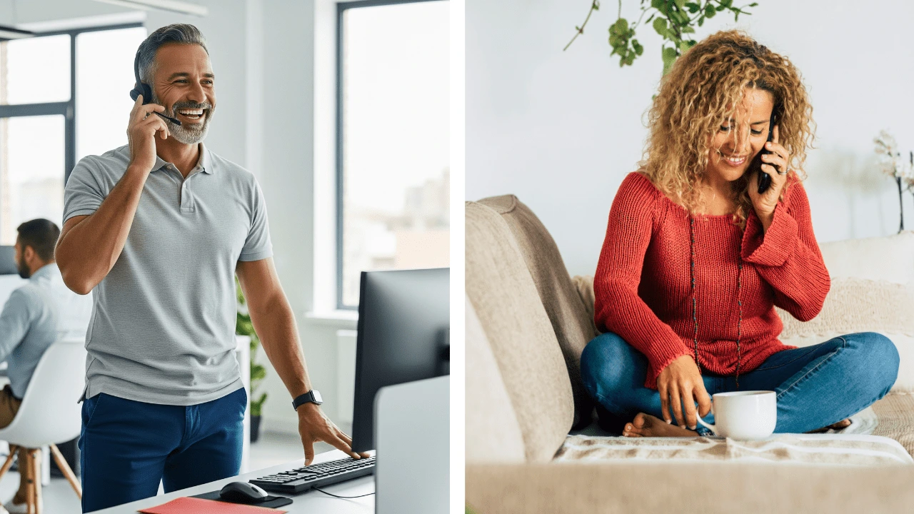 Agent and Customer Outbound Telesales